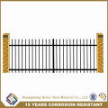 Simple Wrought Iron Galvanized Steel Security Panel Fencing